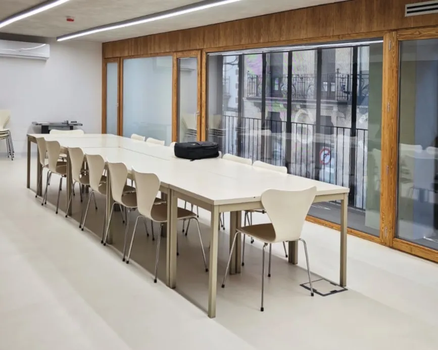 Uno de los espacios renovados de la sede del Colegio de Arquitectos en Salamanca. Foto Colegio de Arquitectos en Salamanca
