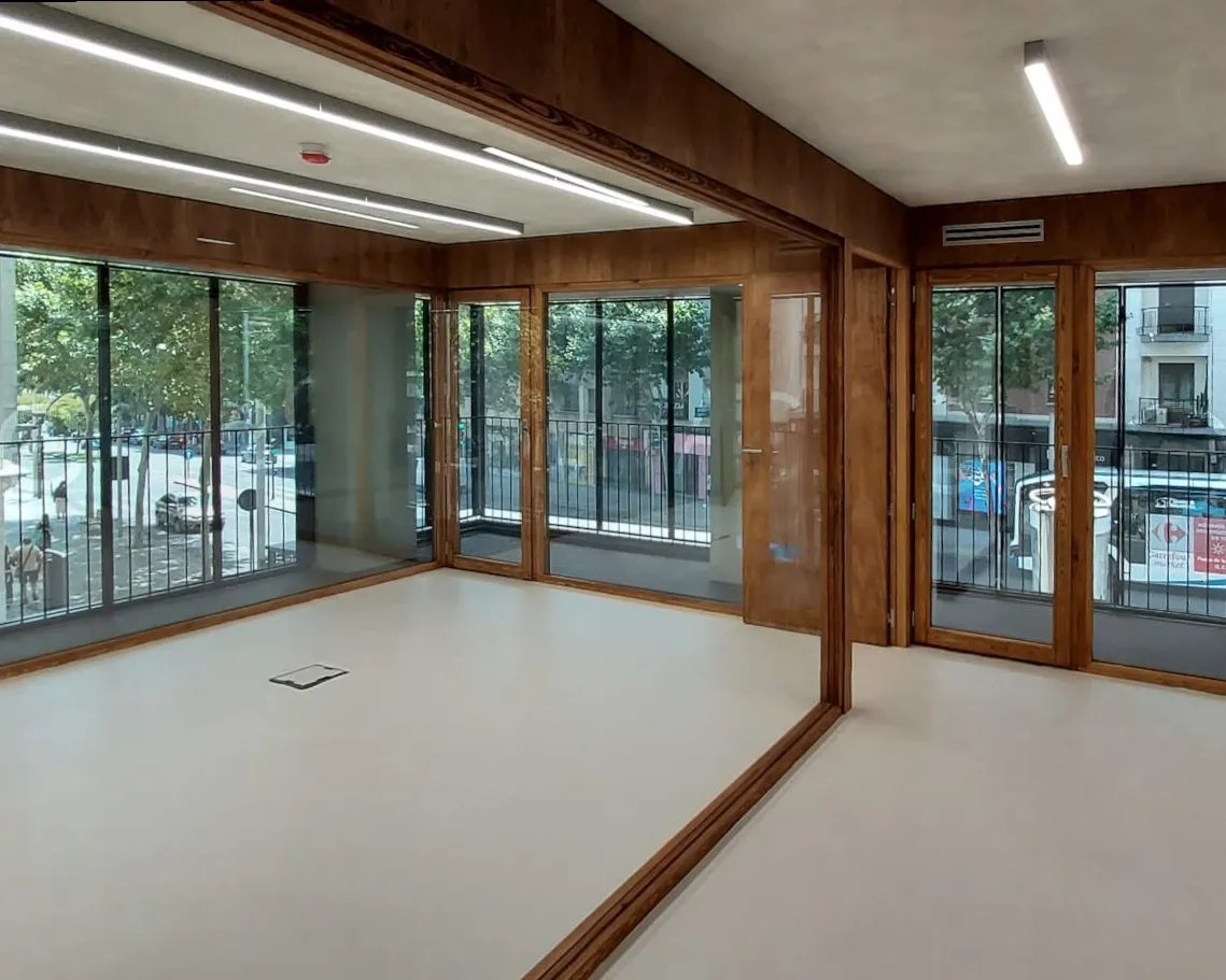 Uno de los espacios renovados de la sede del Colegio de Arquitectos en Salamanca. Foto Colegio de Arquitectos en Salamanca