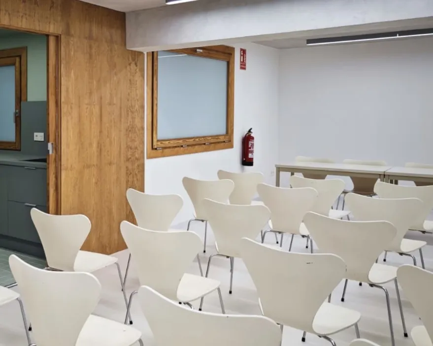 Uno de los espacios renovados de la sede del Colegio de Arquitectos en Salamanca. Foto Colegio de Arquitectos en Salamanca