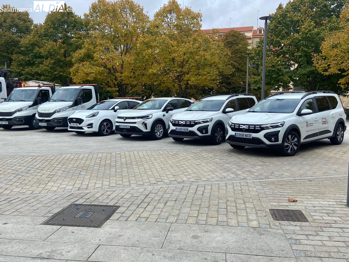 Salamanca refuerza el mantenimiento de viales con 17 nuevos vehículos