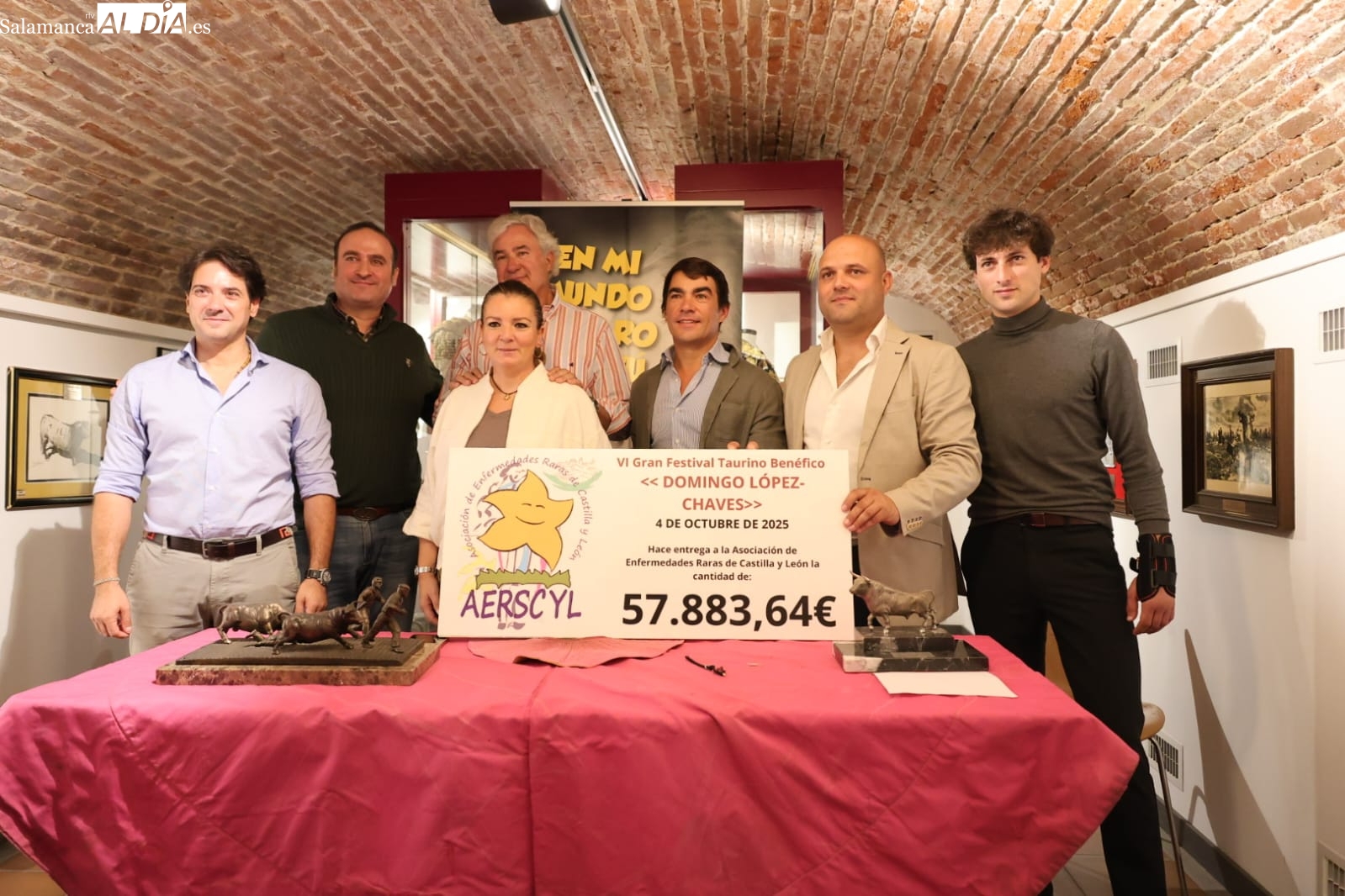 Recaudación festival taurino AERSCYL López Chaves