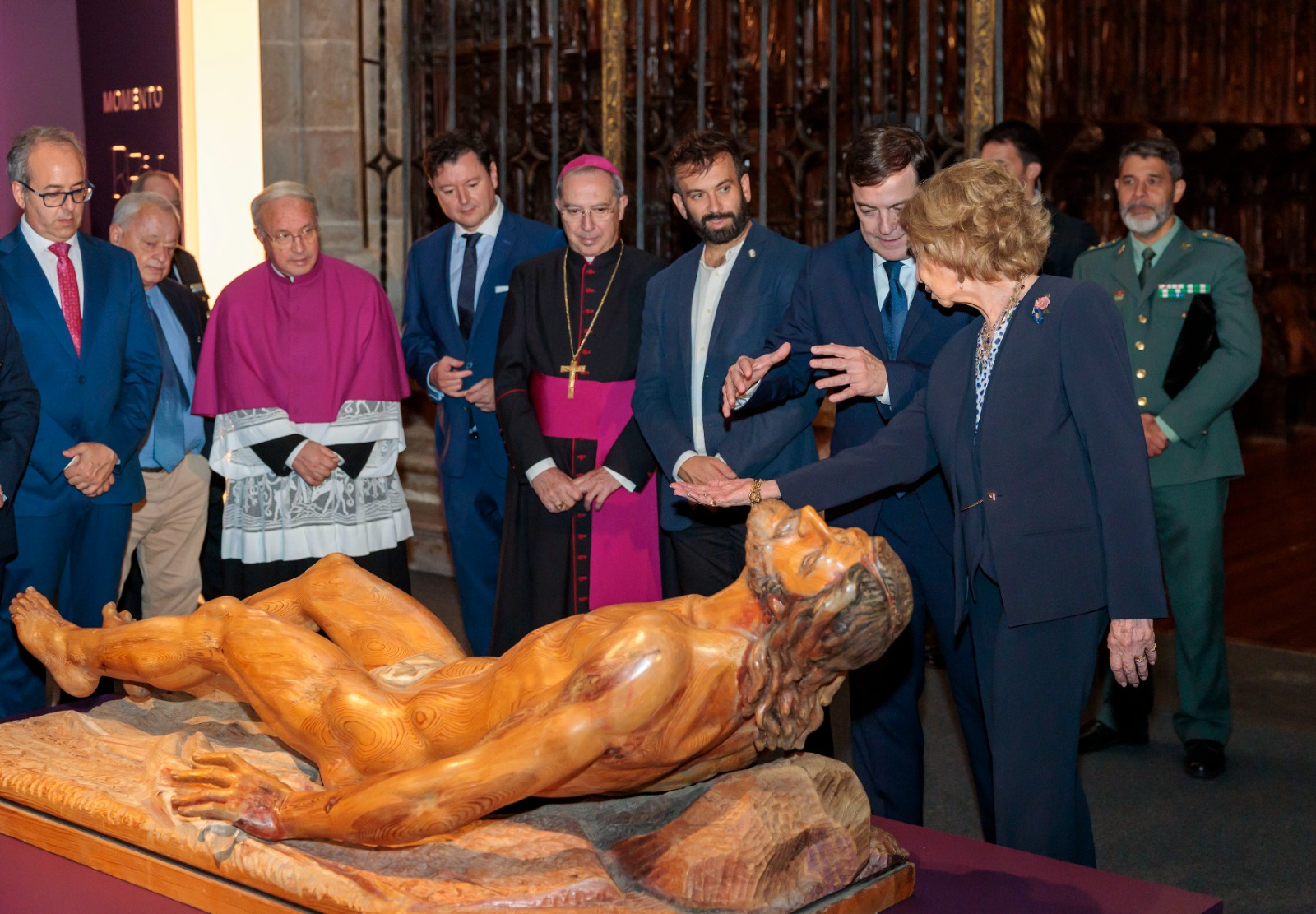 Reina Sofía visita Las Edades del Hombre Esperanza en Zamora