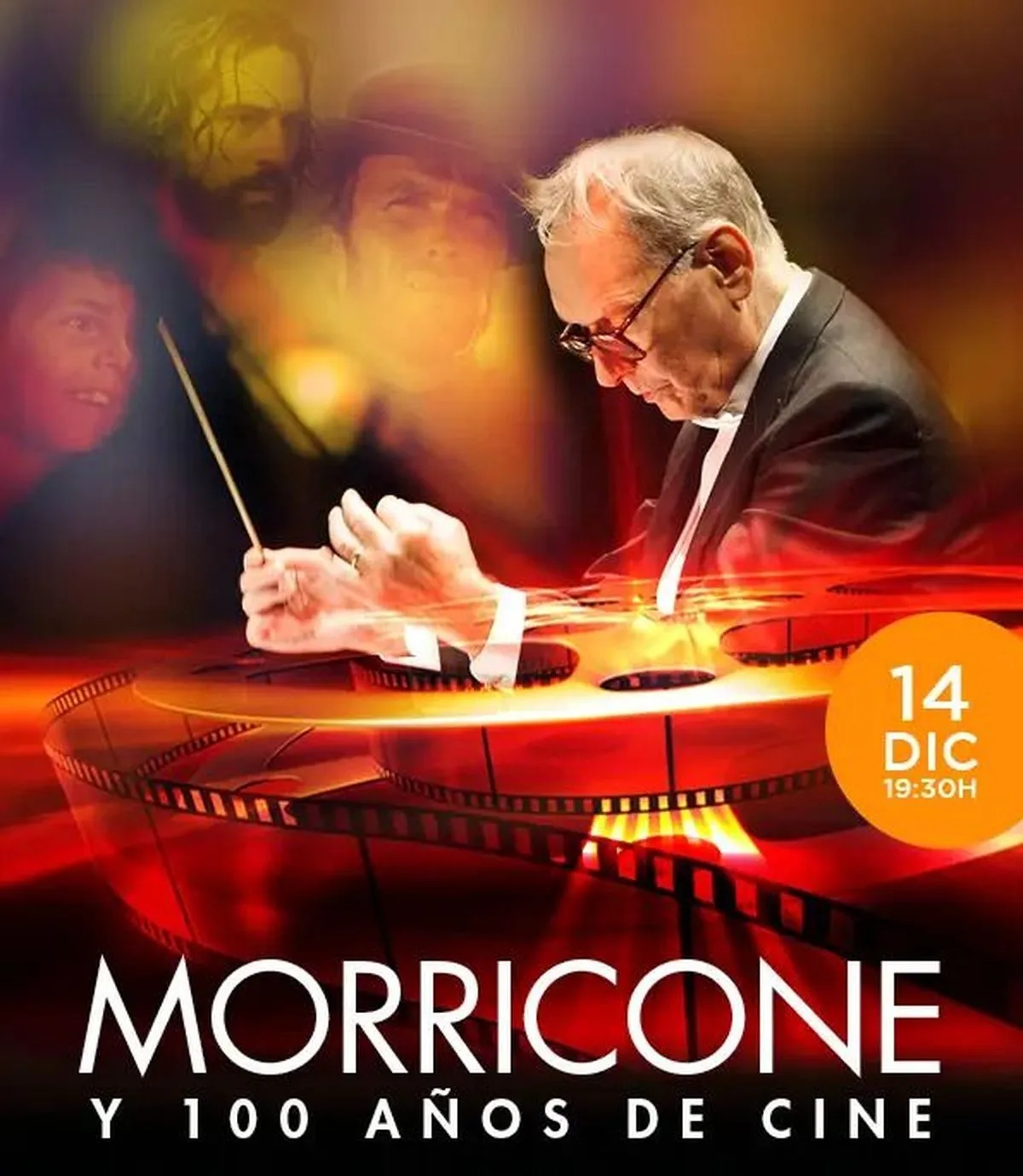 Domingo 14 de diciembre. Morricone y 100 Años de Cine