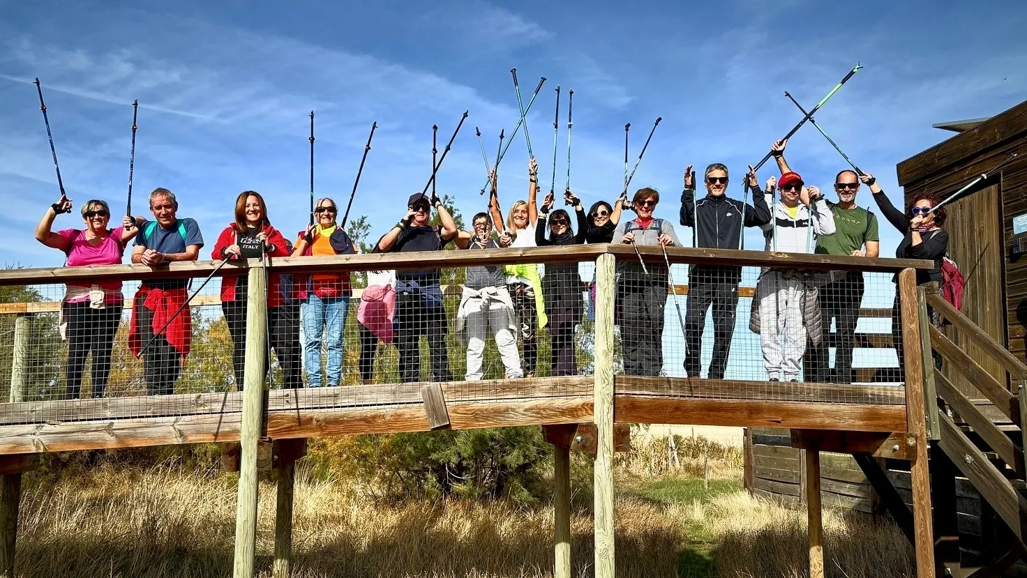 Foto 5 - Pe&ntilde;aranda apuesta por la salud y el deporte en la naturaleza con una jornada de marcha n&oacute;rdica en El Oso (&Aacute;vila)