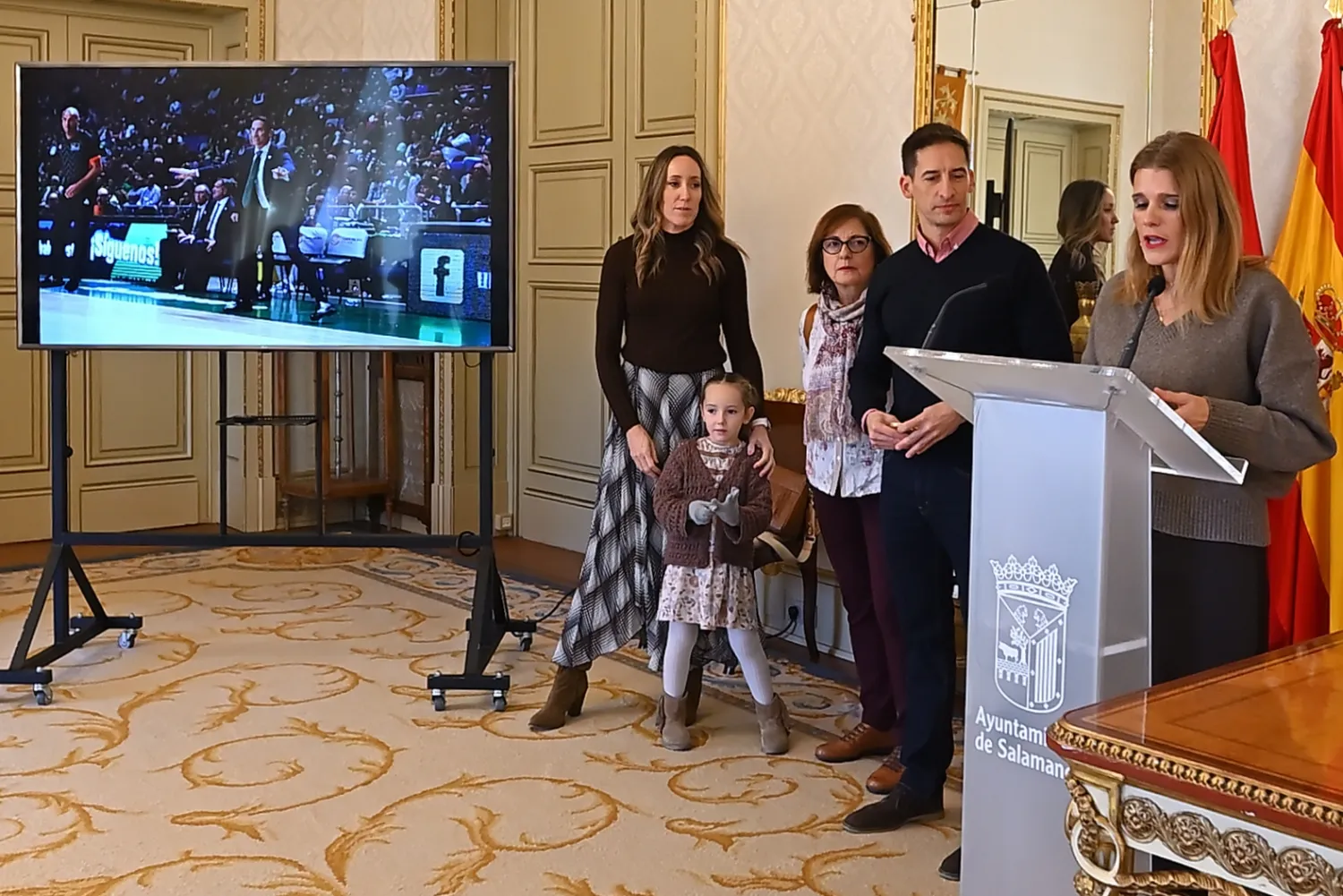 Homenaje a Alberto Miranda en el Ayuntamiento de Salamanca