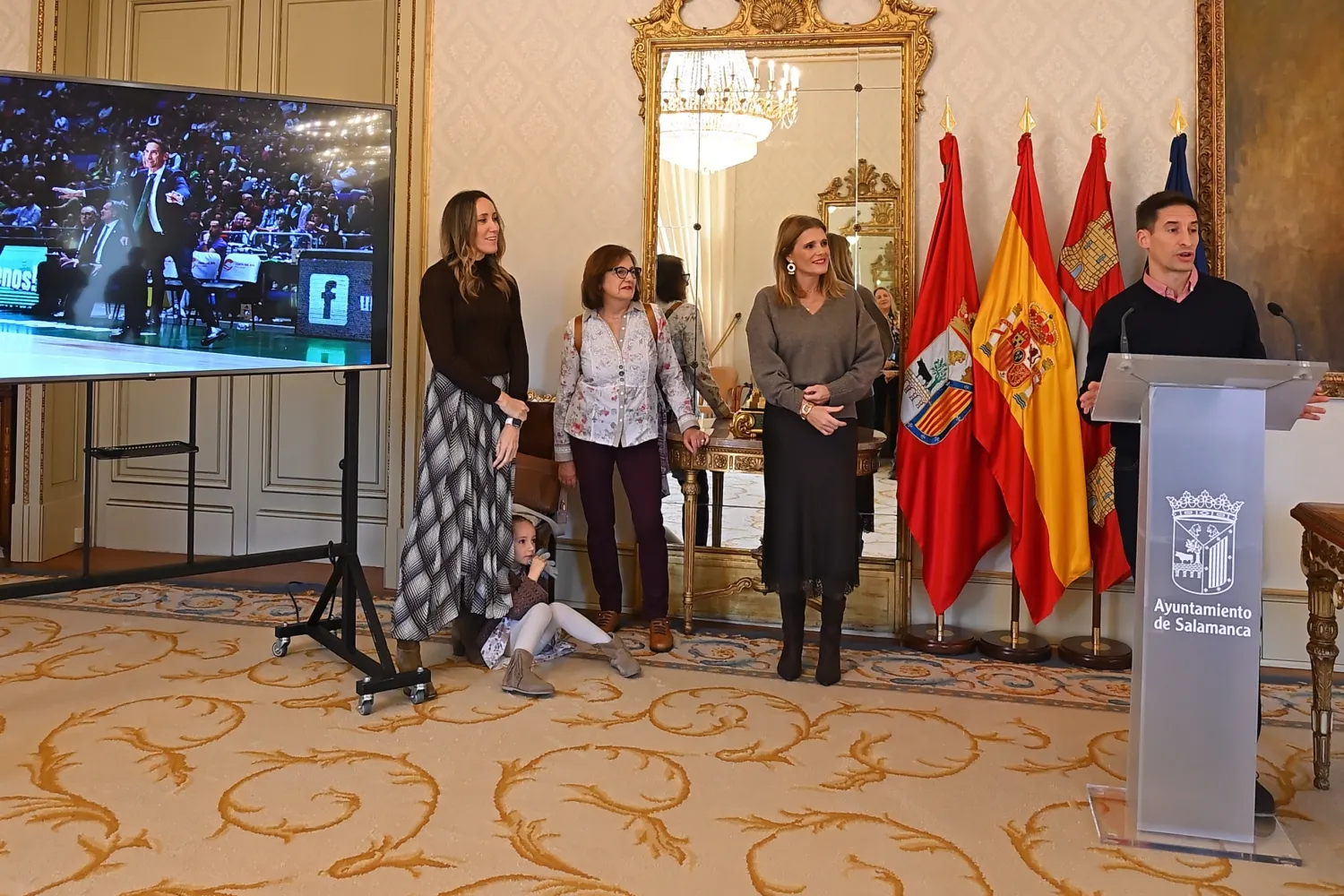 Homenaje a Alberto Miranda en el Ayuntamiento de Salamanca