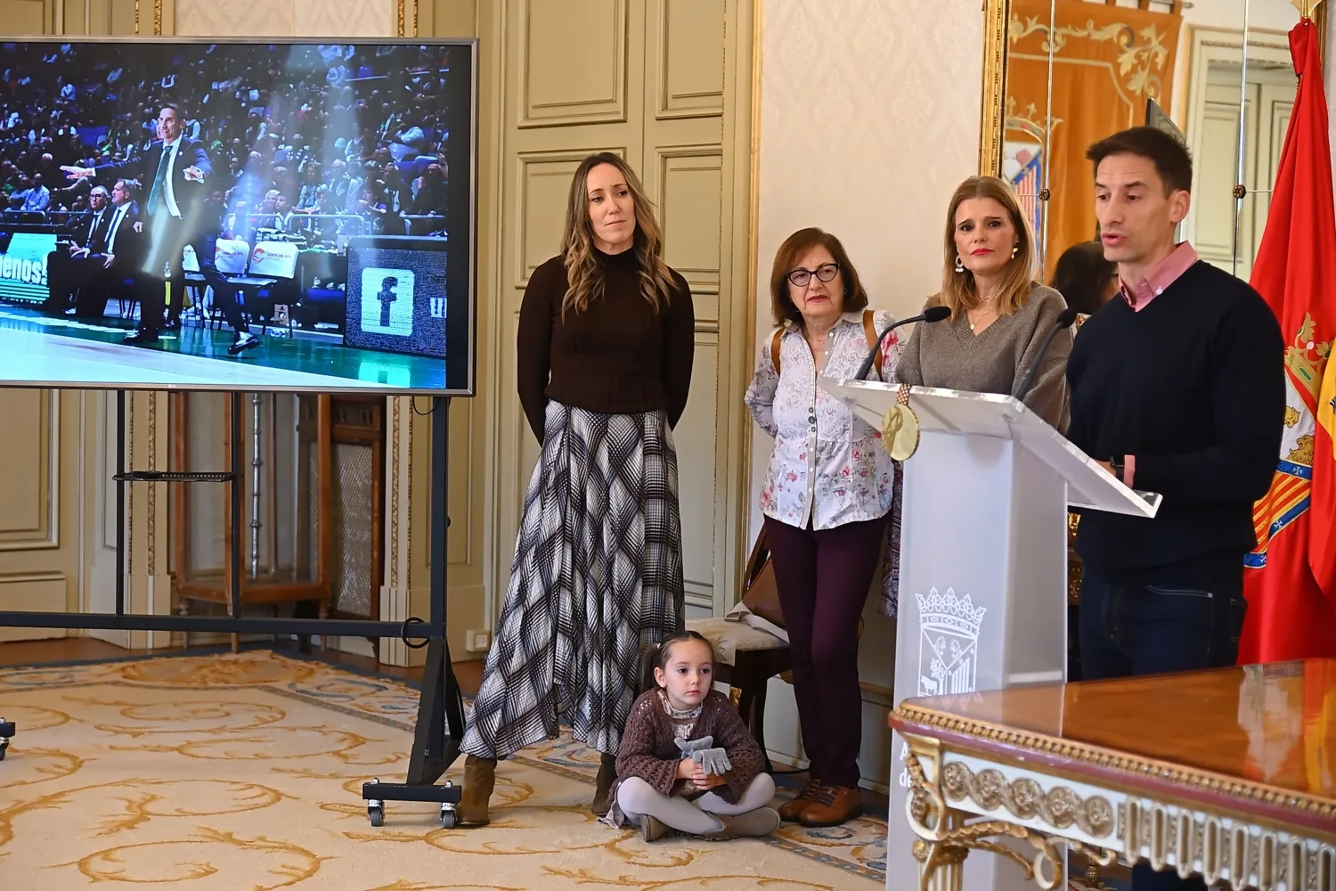 Homenaje a Alberto Miranda en el Ayuntamiento de Salamanca