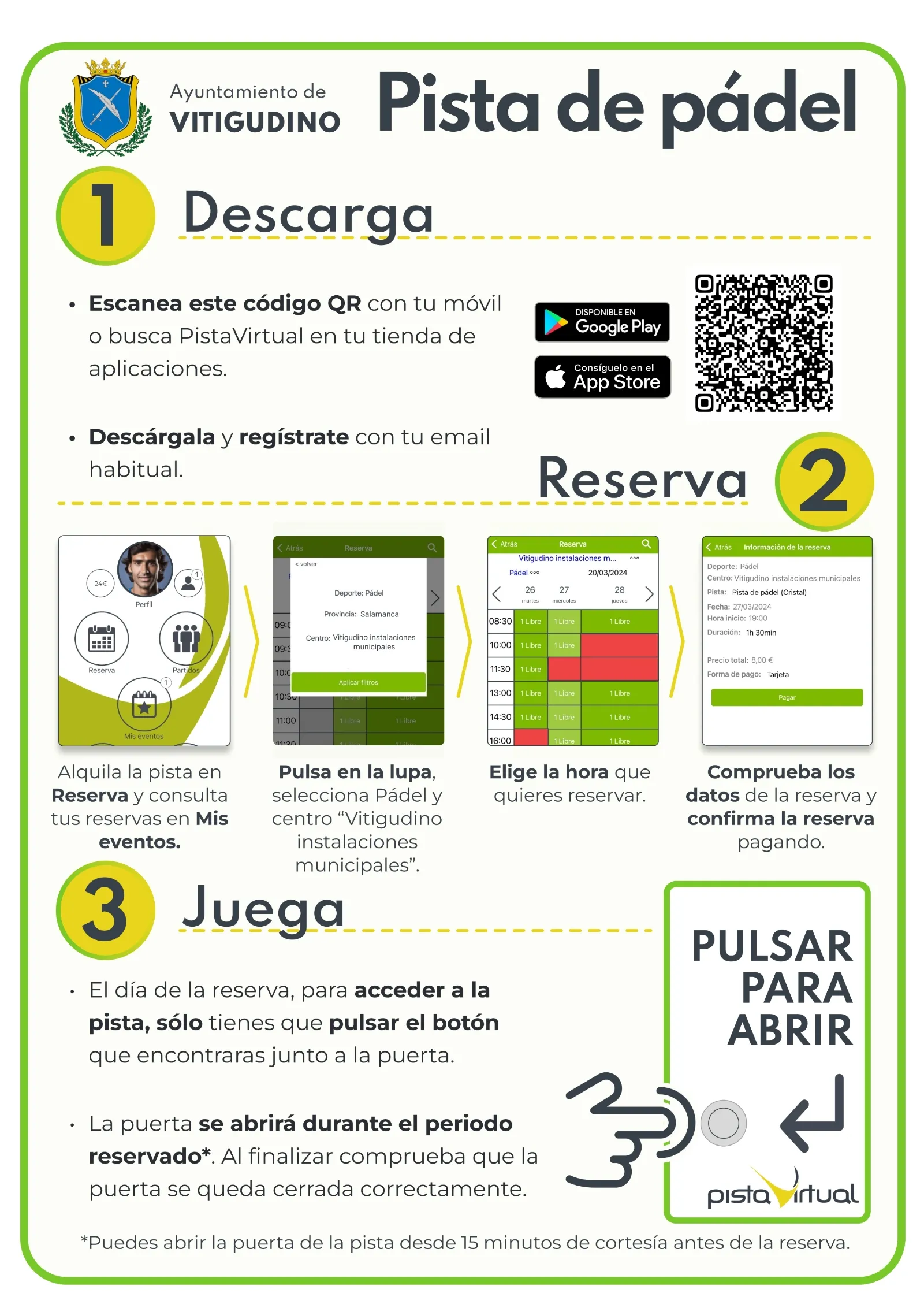 Foto 8 - Vitigudino estrena su nueva pista de p&aacute;del con un sistema de reserva digital a trav&eacute;s de una app