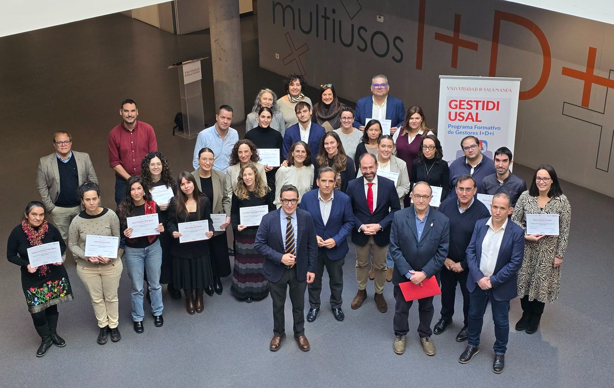 La USAL gradúa a 26 especialistas en I+D+i del programa GESTIDI