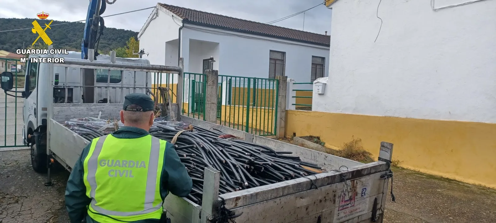 Detenidos dos hombres en Tamames por el robo de más de 1.000 kilos de cobre
