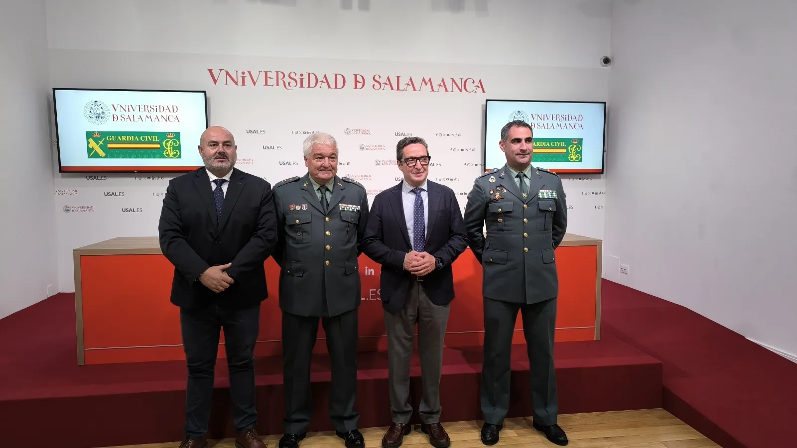 La USAL y la Guardia Civil se alían para impulsar la formación y la investigación en seguridad
