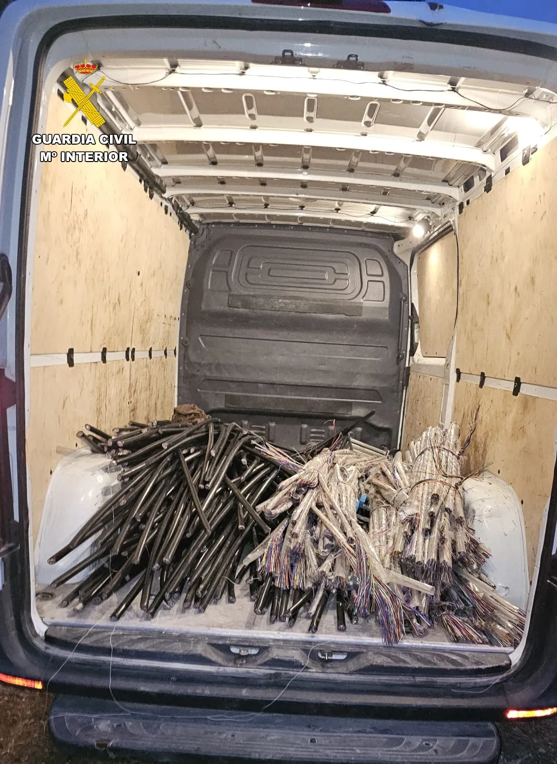 Detenidos dos hombres en Tamames por el robo de más de 1.000 kilos de cobre