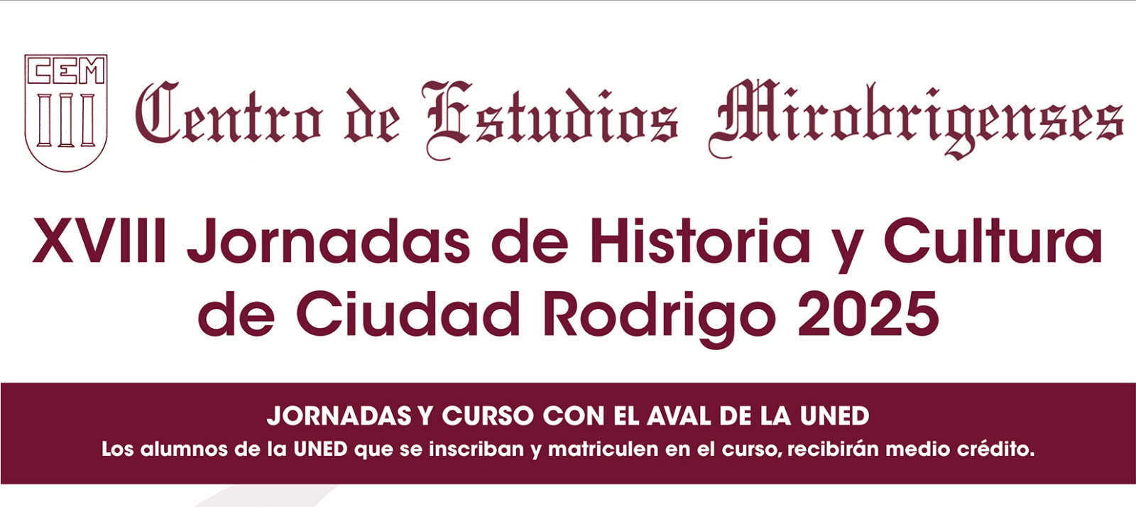 El CEM retransmitirá de forma online sus Jornadas de Historia y Cultura 2025