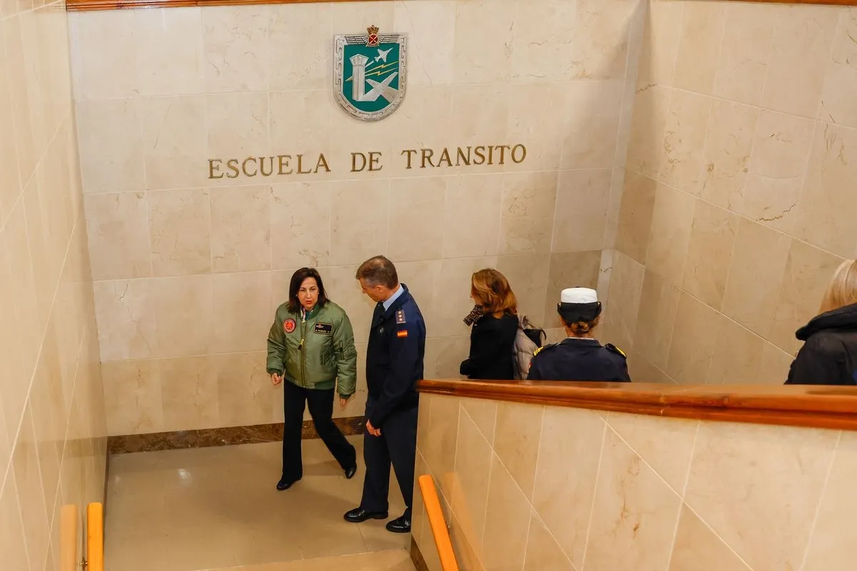 La ministra de Defensa visita Matacán, que duplica su alumnado y se afianza como referente 