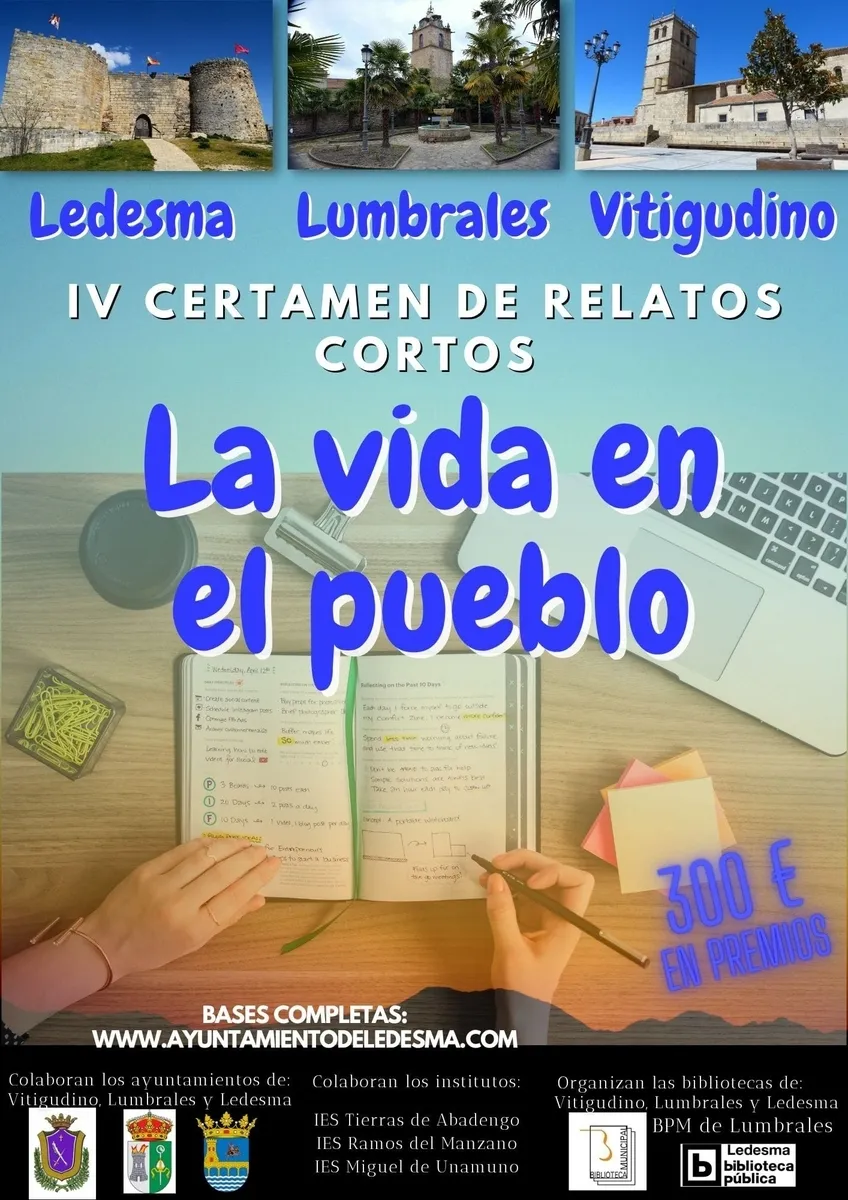 Foto 3 - Las bibliotecas municipales de Vitigudino, Lumbrales y Ledesma convocan el IV Certamen 'La vida en el pueblo' 