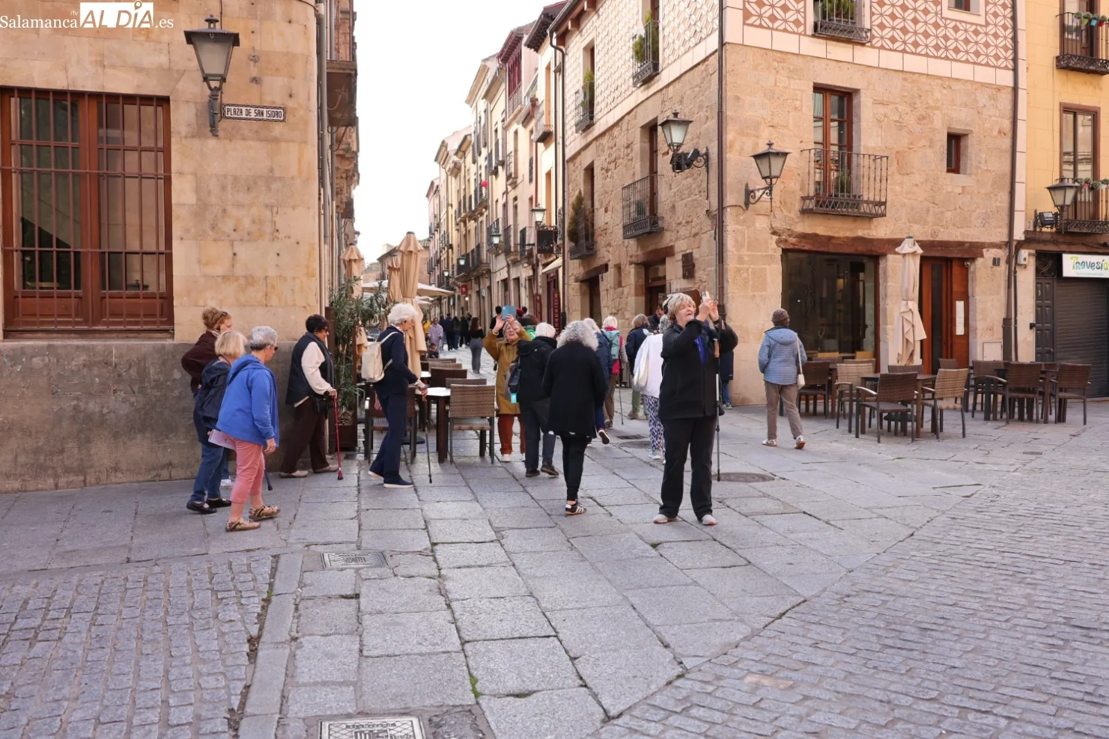 Ambiente el domingo en el centro de Salamanca | Fotos: David Sañudo