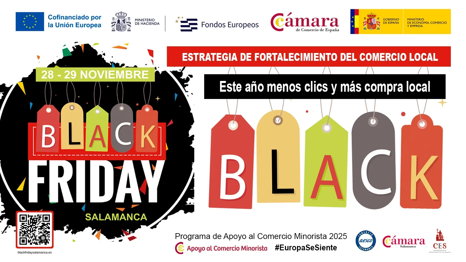 El comercio local de Salamanca planta cara al Black Friday online con descuentos de hasta el 60 %