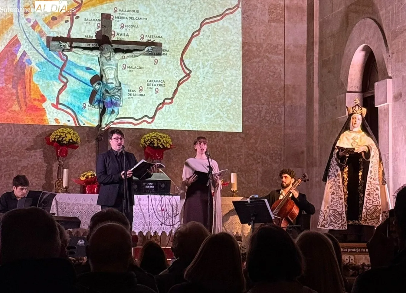 Fotografías cedidas del concierto 'Teresa de Jesús. Los senderos del alma'