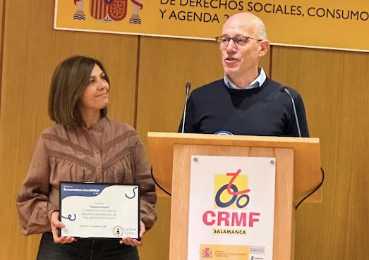 Biblioteca de Villamayor gana el premio a la accesibilidad