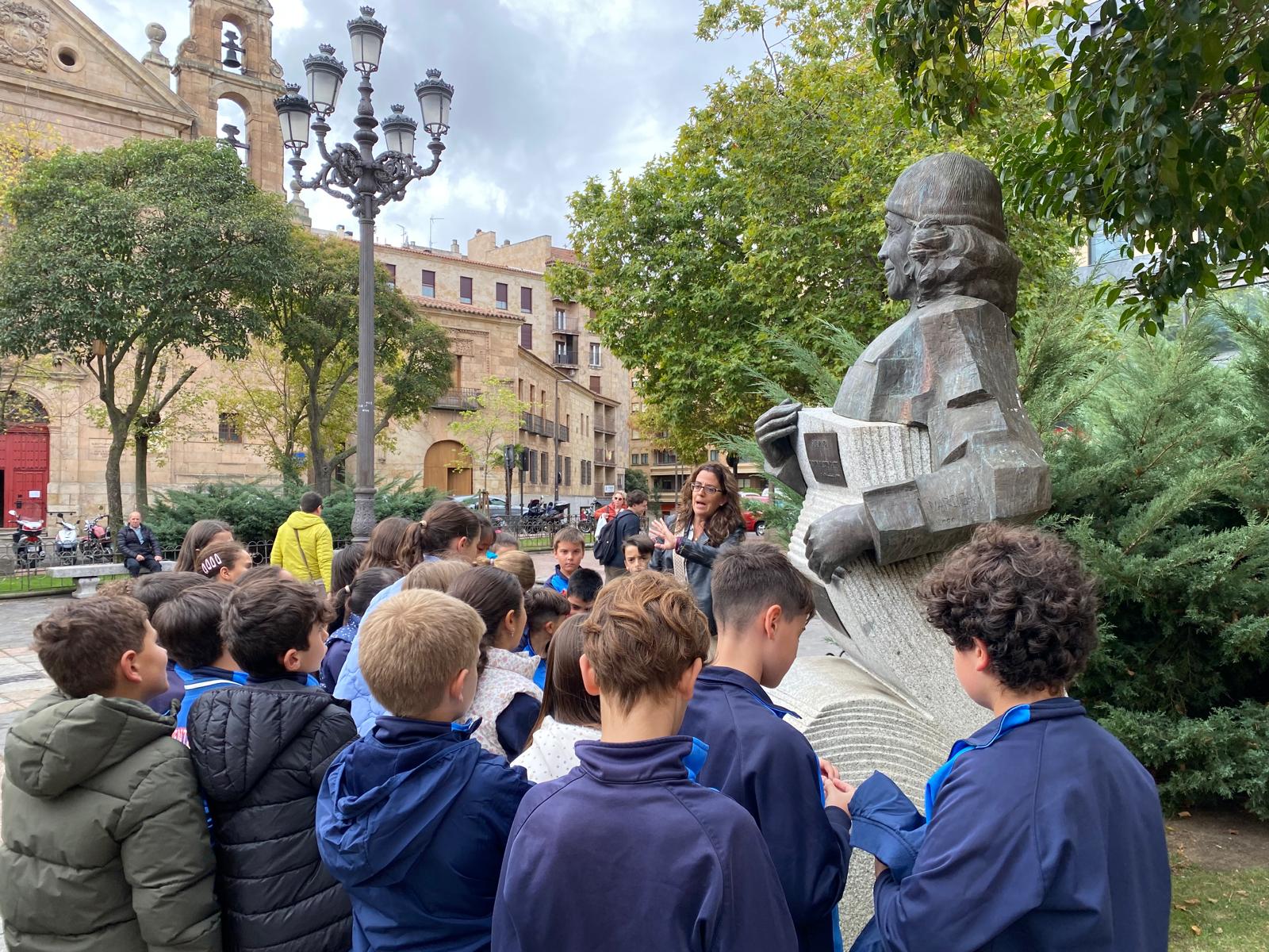 Alumnos del San Juan Bosco visibilizan a mujeres históricas de Salamanca