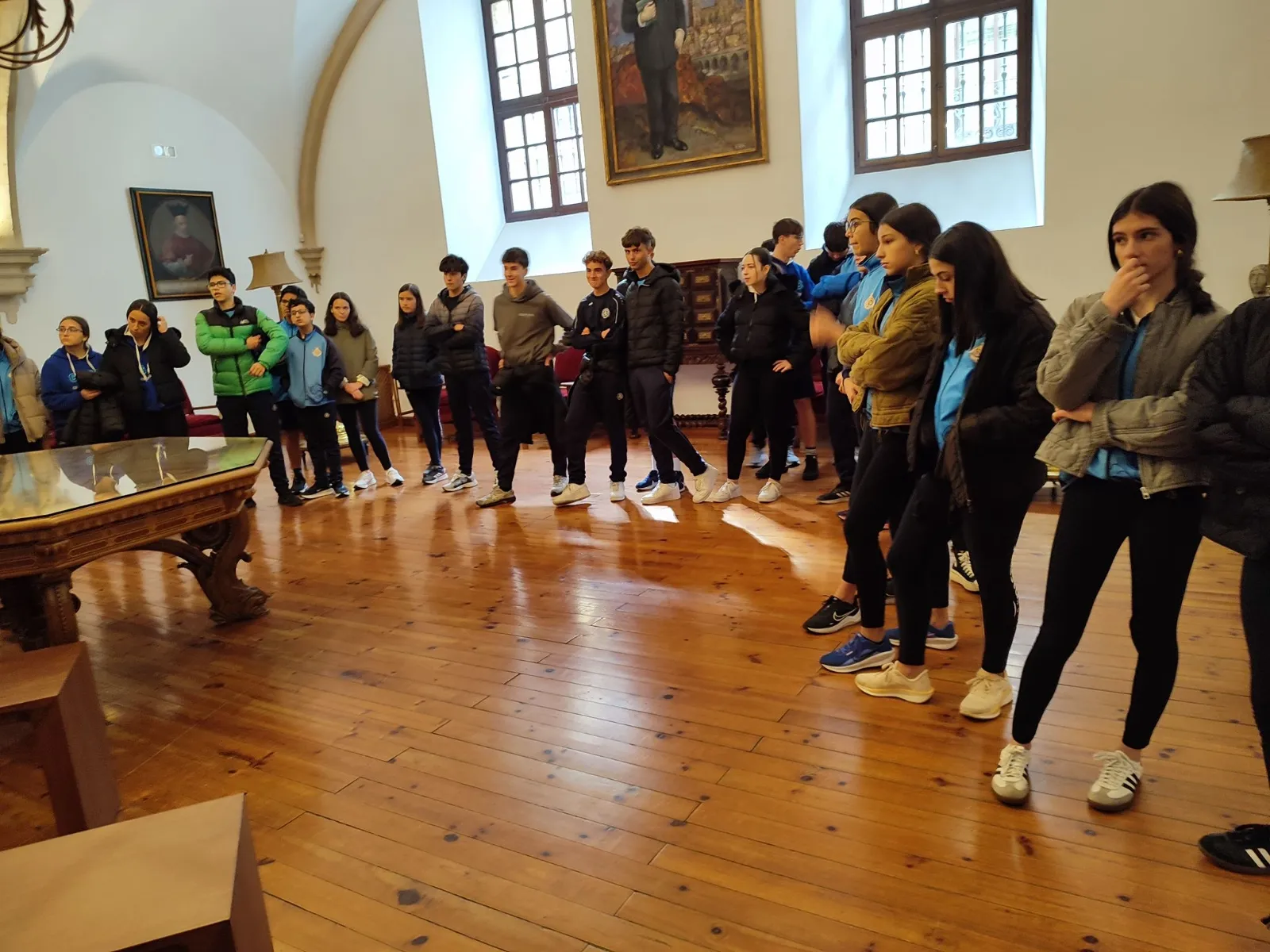 Estudiantes de 4º de la ESO del Colegio San Juan Bosco siguen los pasos de Unamuno por Salamanca