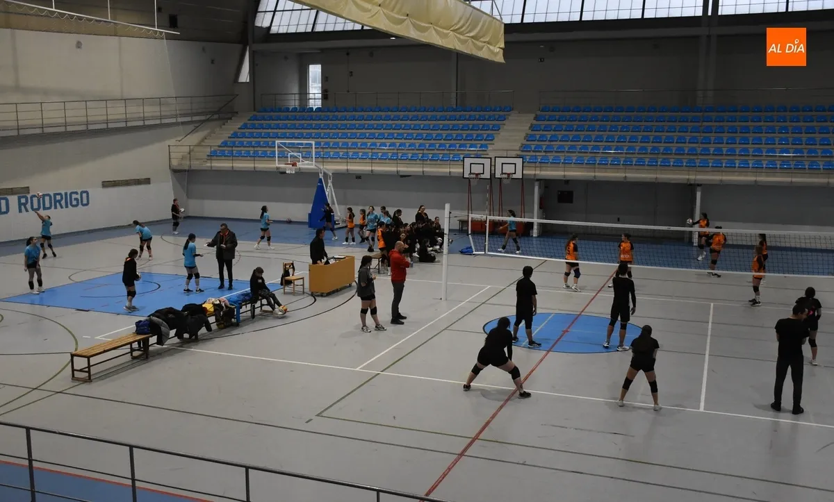 Foto 2 - El Club de Voleibol de Ciudad Rodrigo logra dos victorias ante su afici&oacute;n