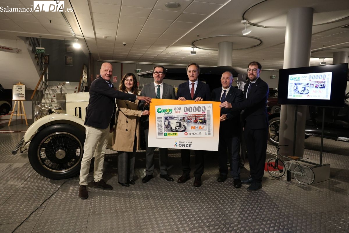 El Museo de Automoción de Salamanca, protagonista del cupón de la ONCE
