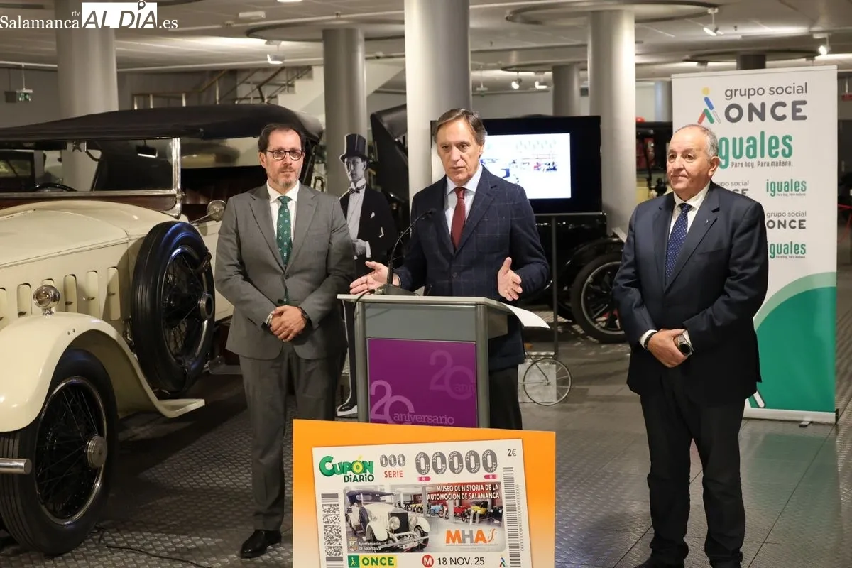 Presentación del  nuevo cupón dedicado a la ciudad de Salamanca | FOTOS: David Sañudo 