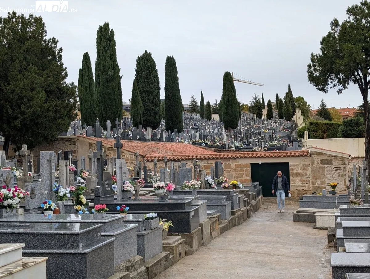 Día de Todos los Santos en el cementerio de Salamanca | Fotos: David Sañudo