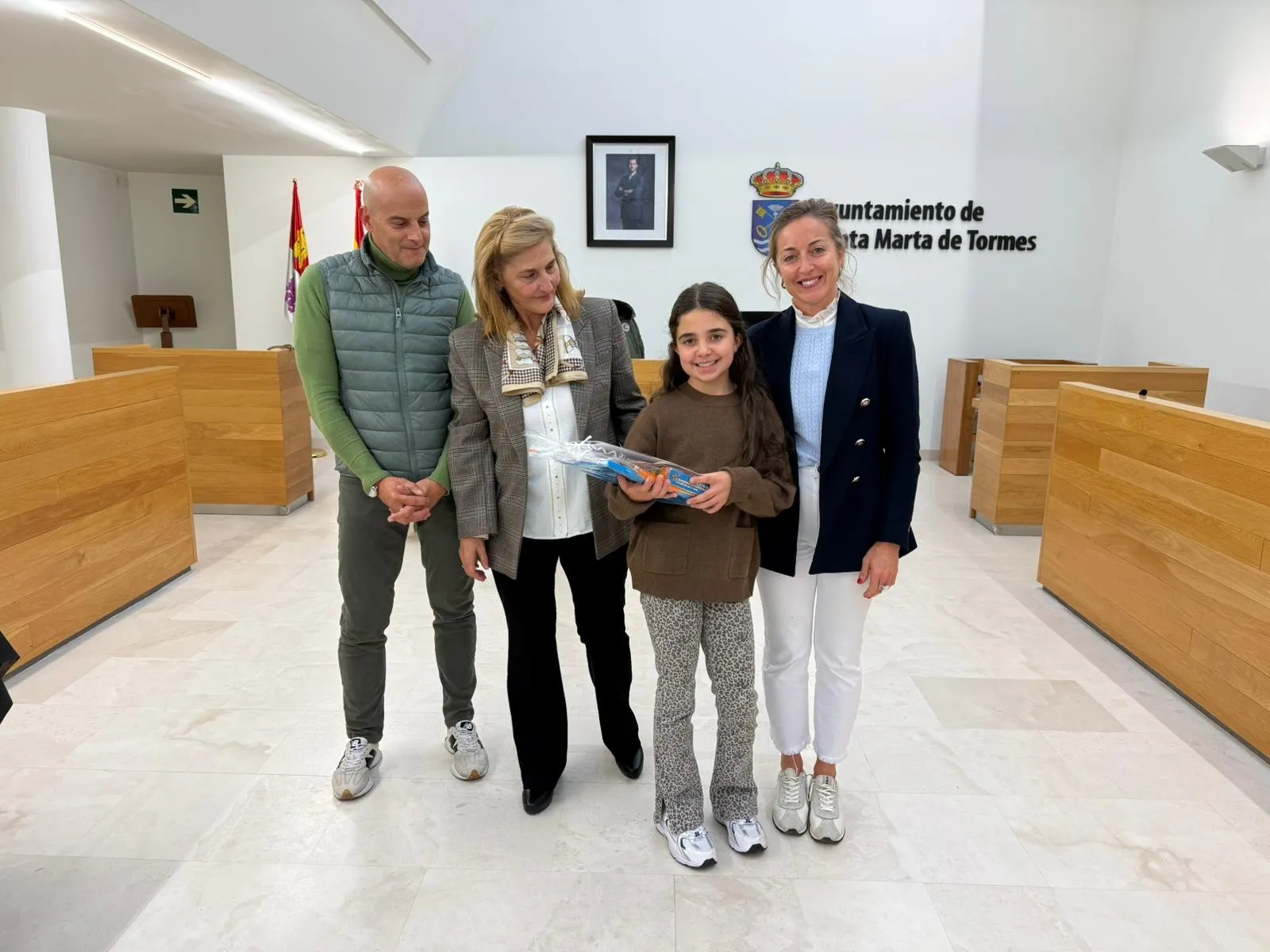 Alumnos premiados en el concurso ‘Un Collage con Martín Gaite’