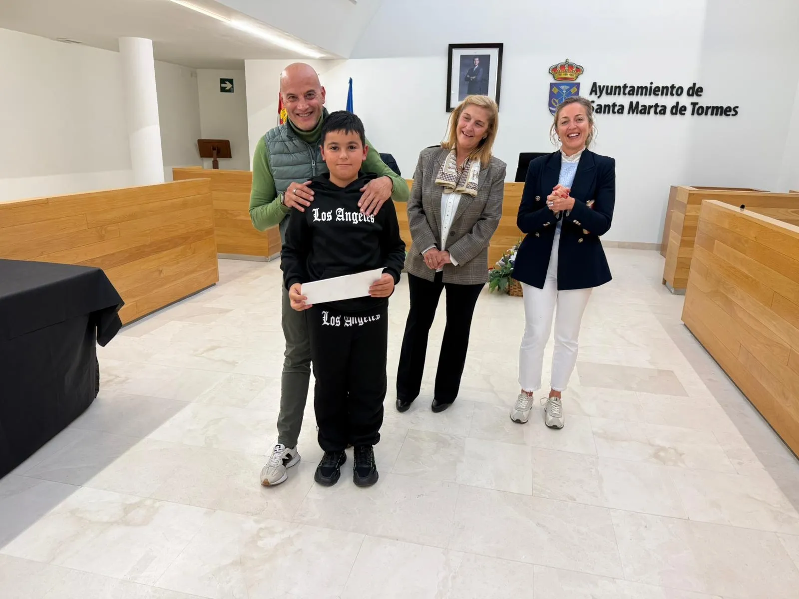 Alumnos premiados en el concurso ‘Un Collage con Martín Gaite’