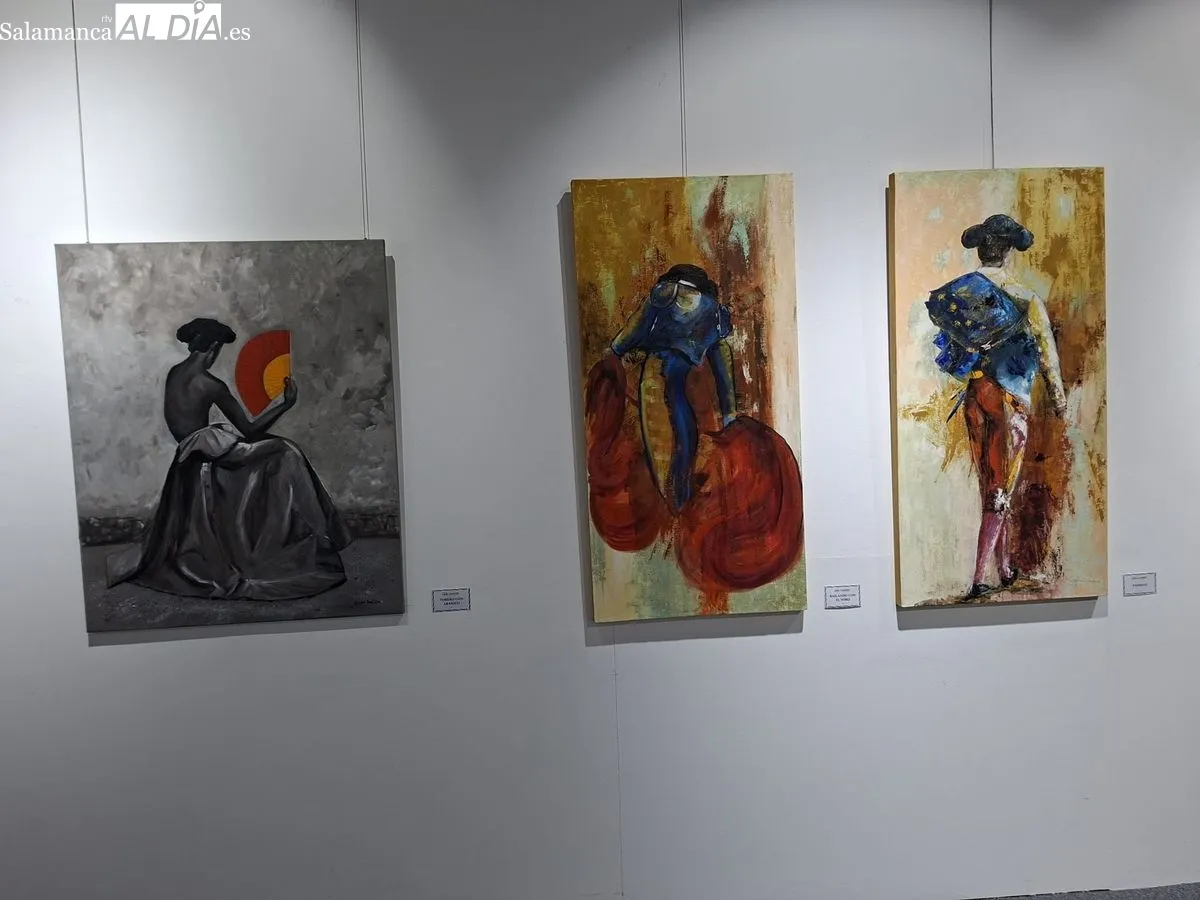 Inauguración de la exposición 'Diverso' en el Casino de Salamanca. Fotos: R. M. García