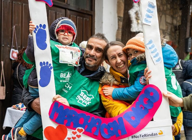 Marcha solidaria por el cáncer infantil en la Sierra de Francia