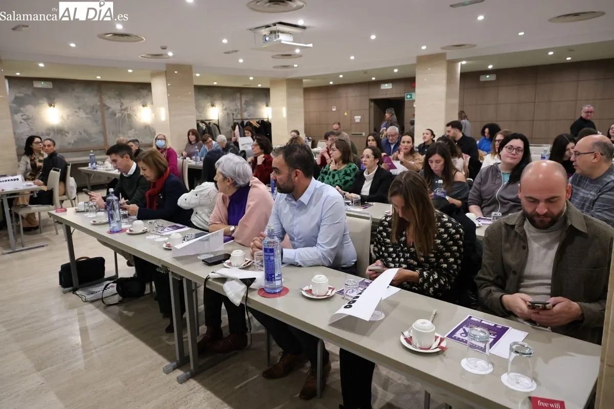 La Asociación de Ayuda a la Mujer “Plaza Mayor” ha organizado en Salamanca la 1ª Jornada sobre Violencia Sexual: reconocer, actuar y prevenir. Foto de David Sañudo