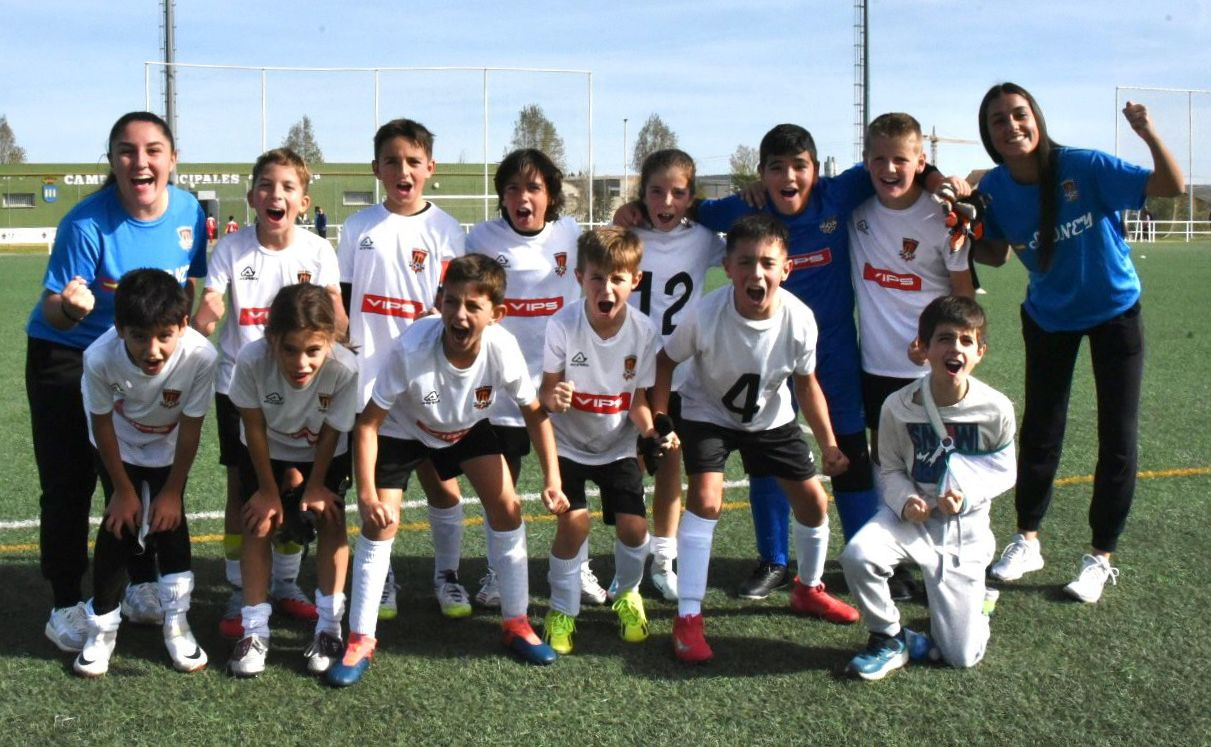 El Alevín B del Ciudad Rodrigo suma su primera victoria de la temporada