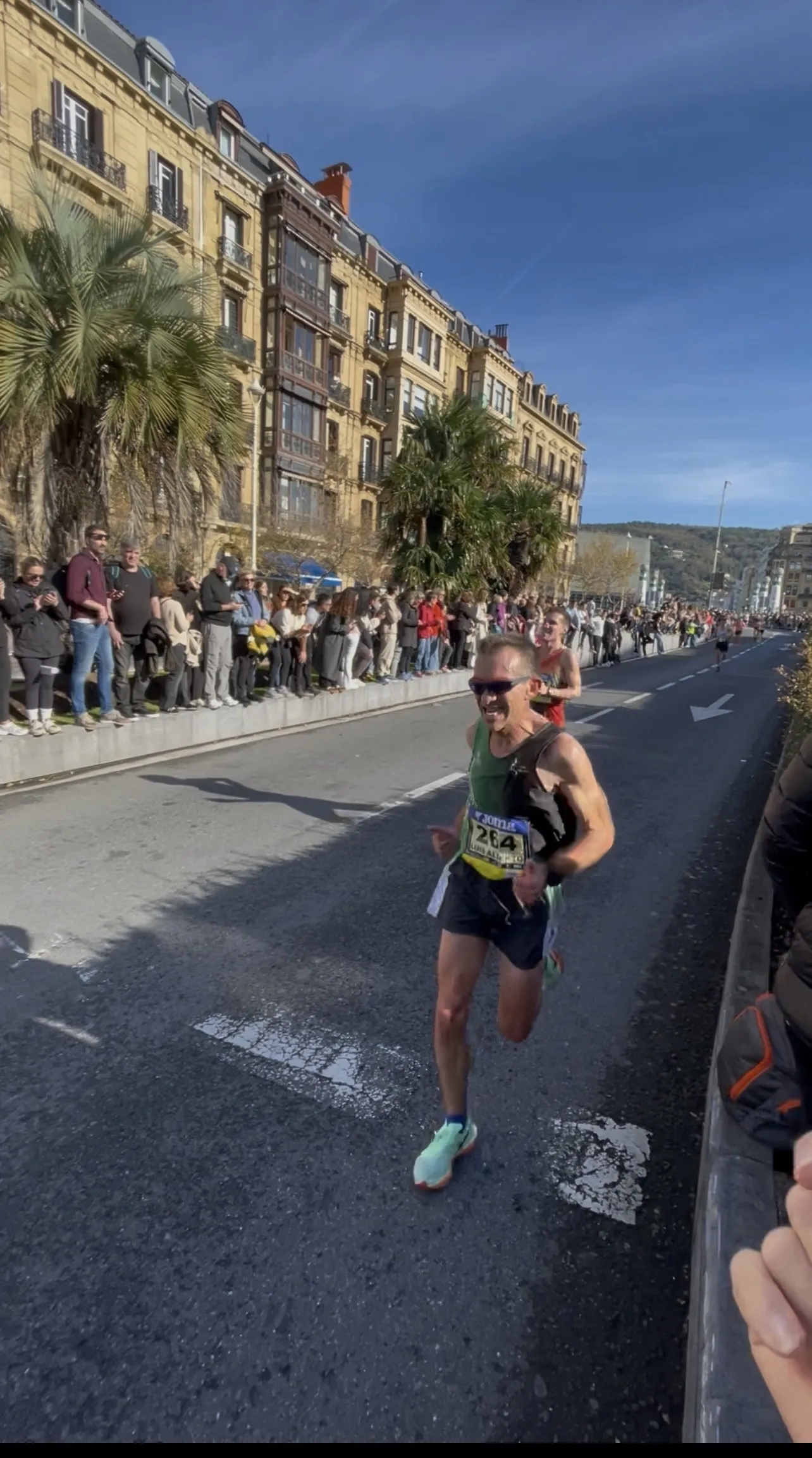 Foto 2 - Un atleta salmantino en lo m&aacute;s alto del podio de la m&iacute;tica Behobia-San Sebasti&aacute;n
