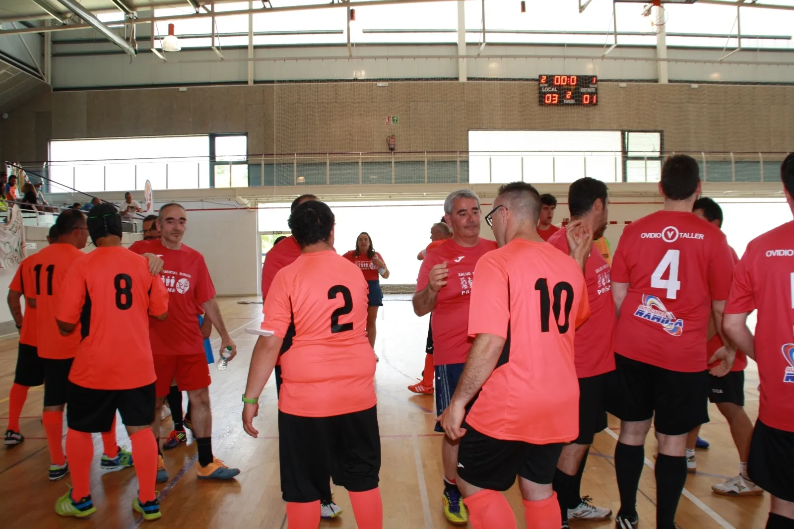 Foto 2 - Salud Mental Salamanca inaugura en &Aacute;vila la renovada Liga MEnTEGOLES