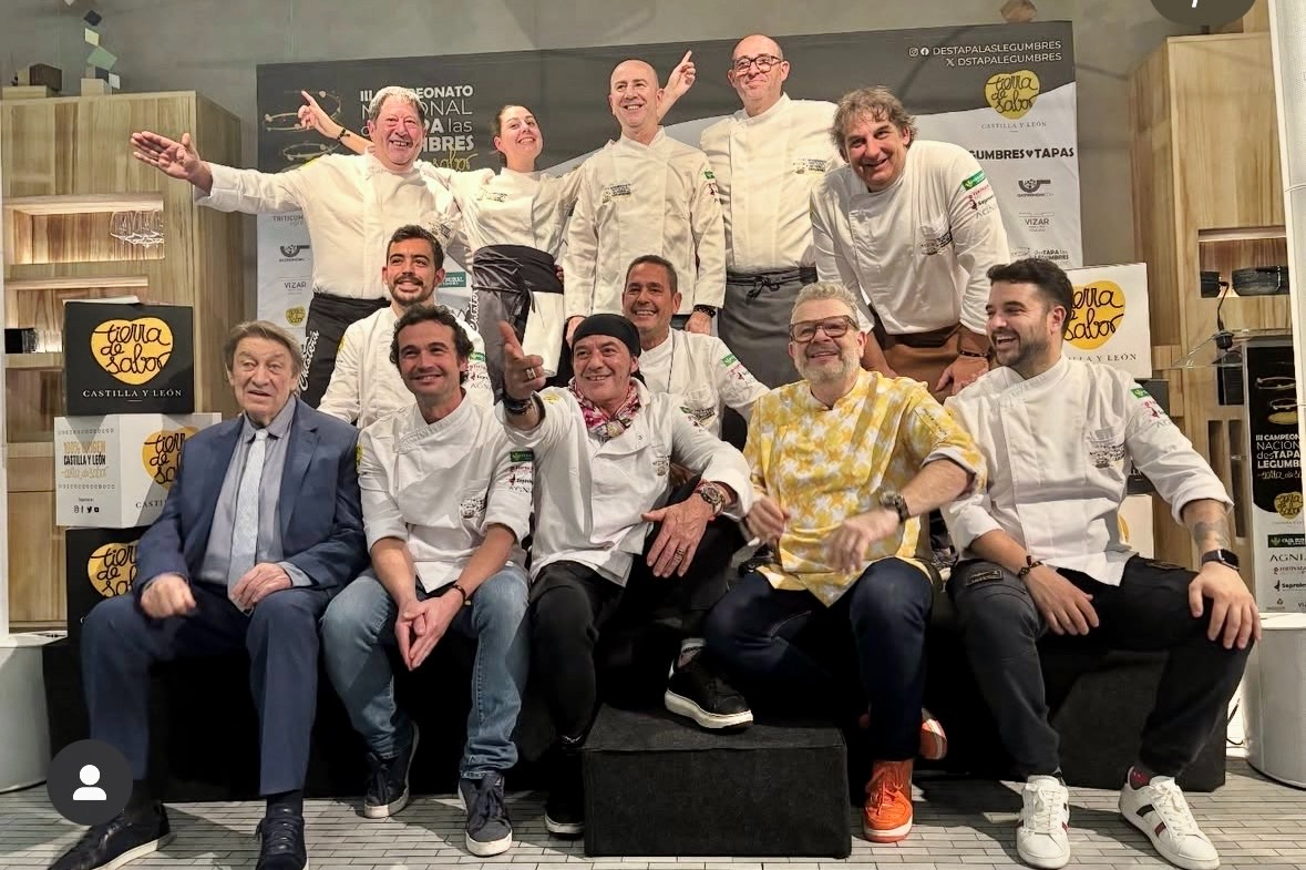 Chef salmantino presenta la Lenteja de la Armuña a Chicote