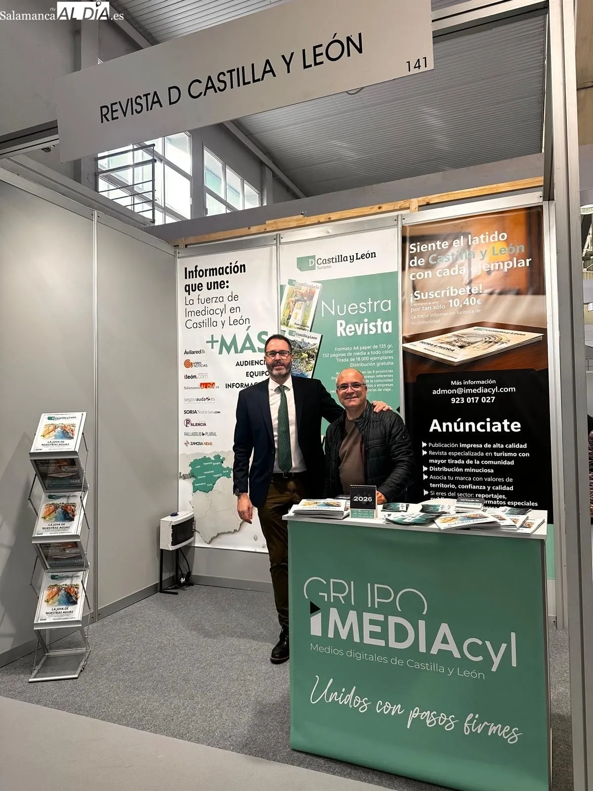 iMediaCyL promociona su modelo de periodismo local y la revista D Castilla y León en INTUR