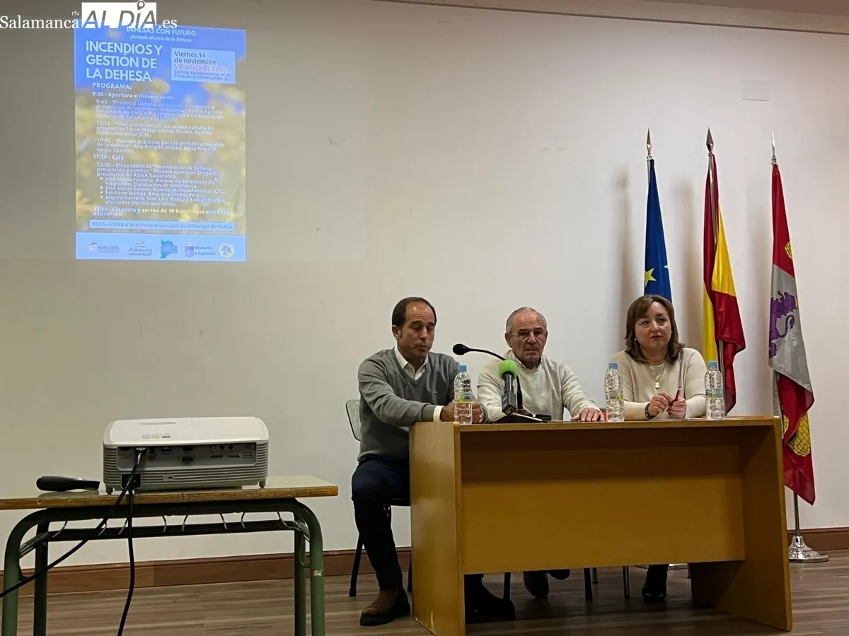 Jornada 'Dehesas con futuro' celebrada este viernes en Villavieja de Yeltes / CORRAL