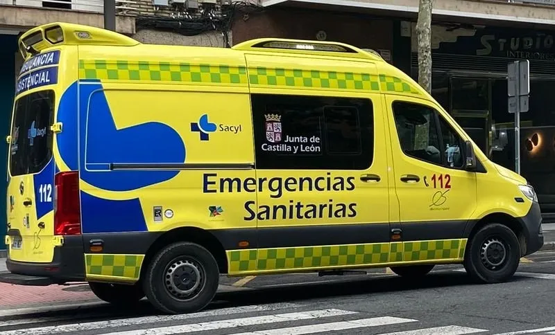 El trabajador herido ha sido evacuado en ambulancia al Hospital de Salamanca 