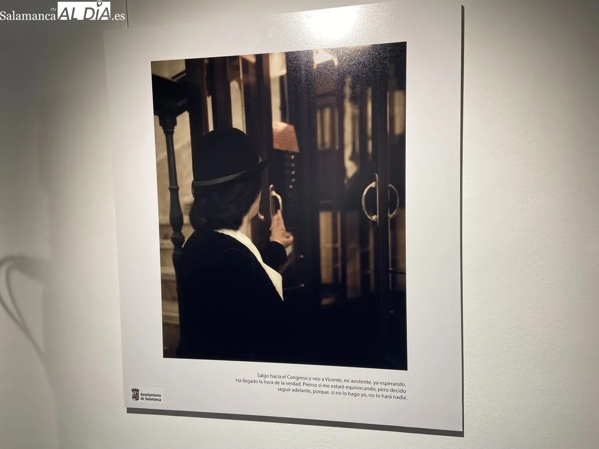 Exposición Clara Campoamor: la mujer más allá del voto, en la Torre de los Anaya. Foto de Vanesa Martins