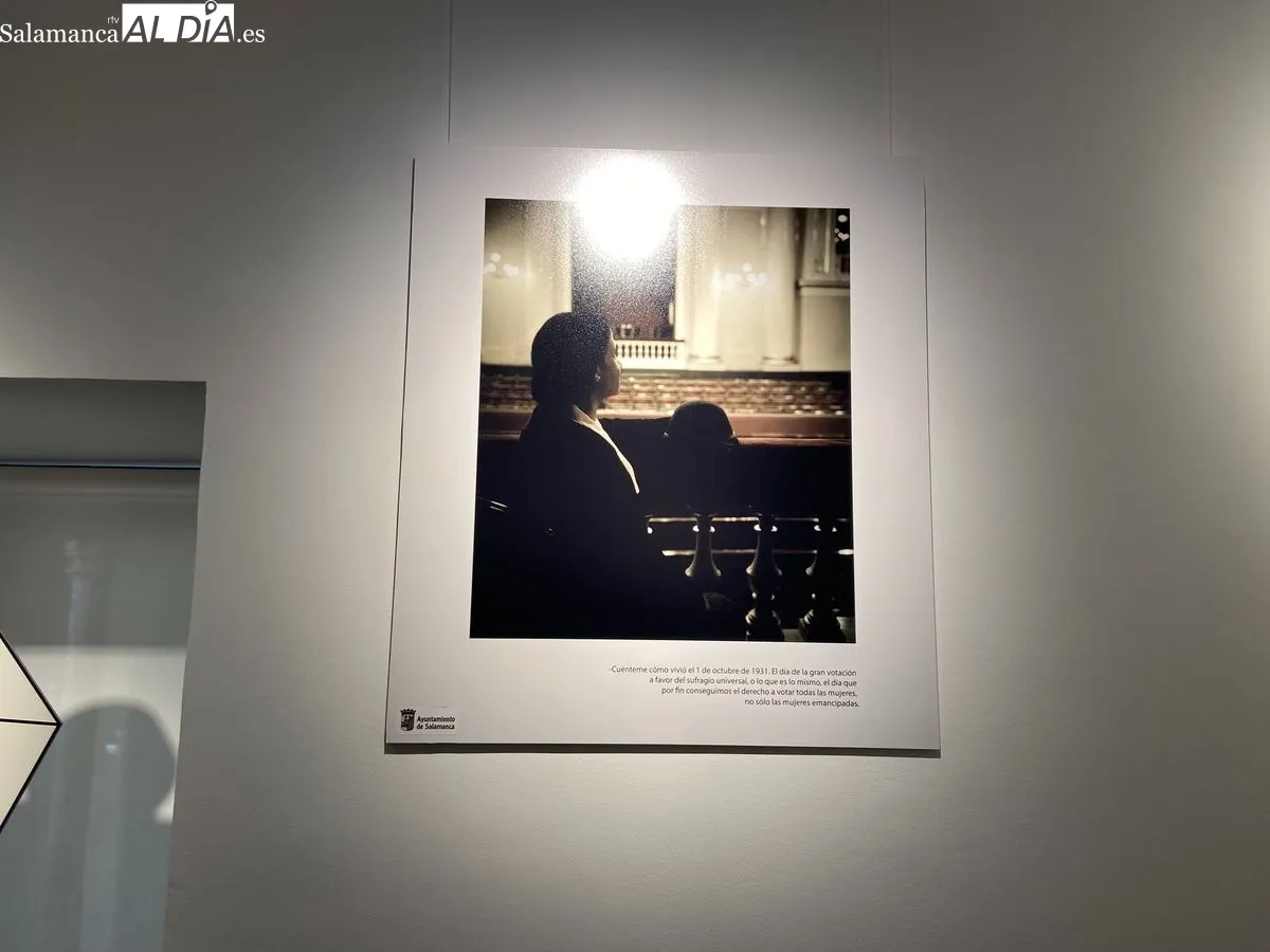 Exposición Clara Campoamor: la mujer más allá del voto, en la Torre de los Anaya. Foto de Vanesa Martins