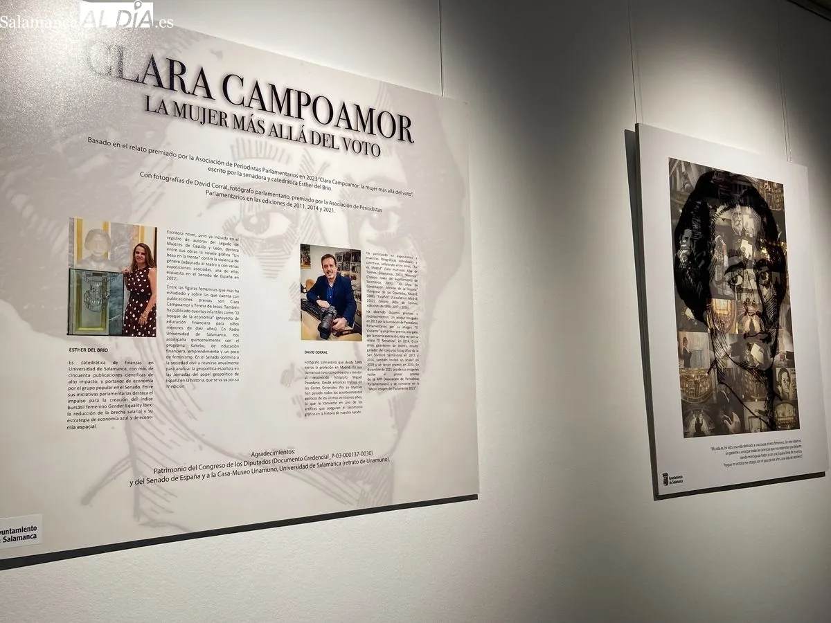 Exposición Clara Campoamor: la mujer más allá del voto, en la Torre de los Anaya. Foto de Vanesa Martins