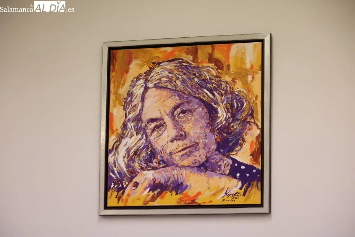 Inauguración de la nueva aula dedicada a Carmen Martín Gaite en la Universidad de Salamanca. Foto de David Sañudo