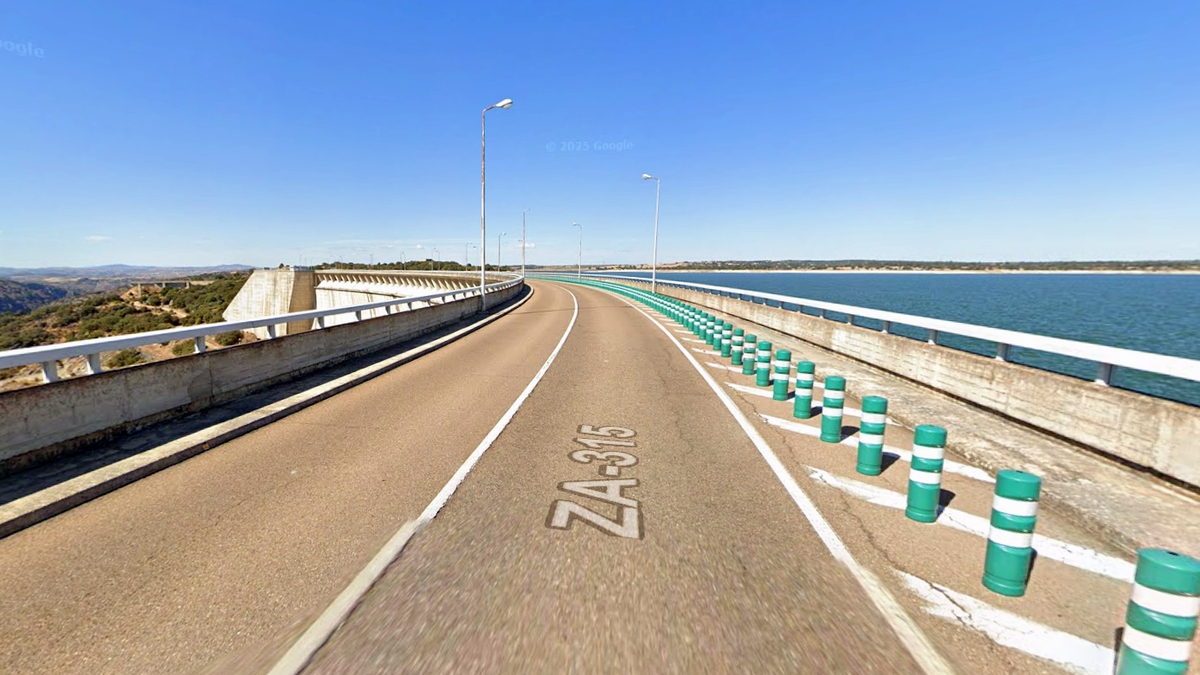 Reparación del viaducto de Almendra en la CL-527 de Zamora