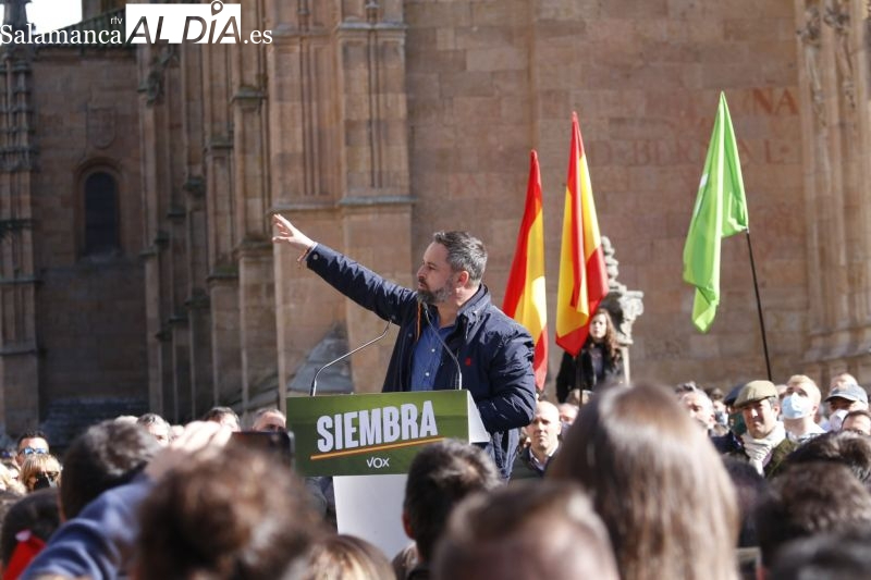 Santiago Abascal (Vox) en Salamanca: mitin el 22 de noviembre