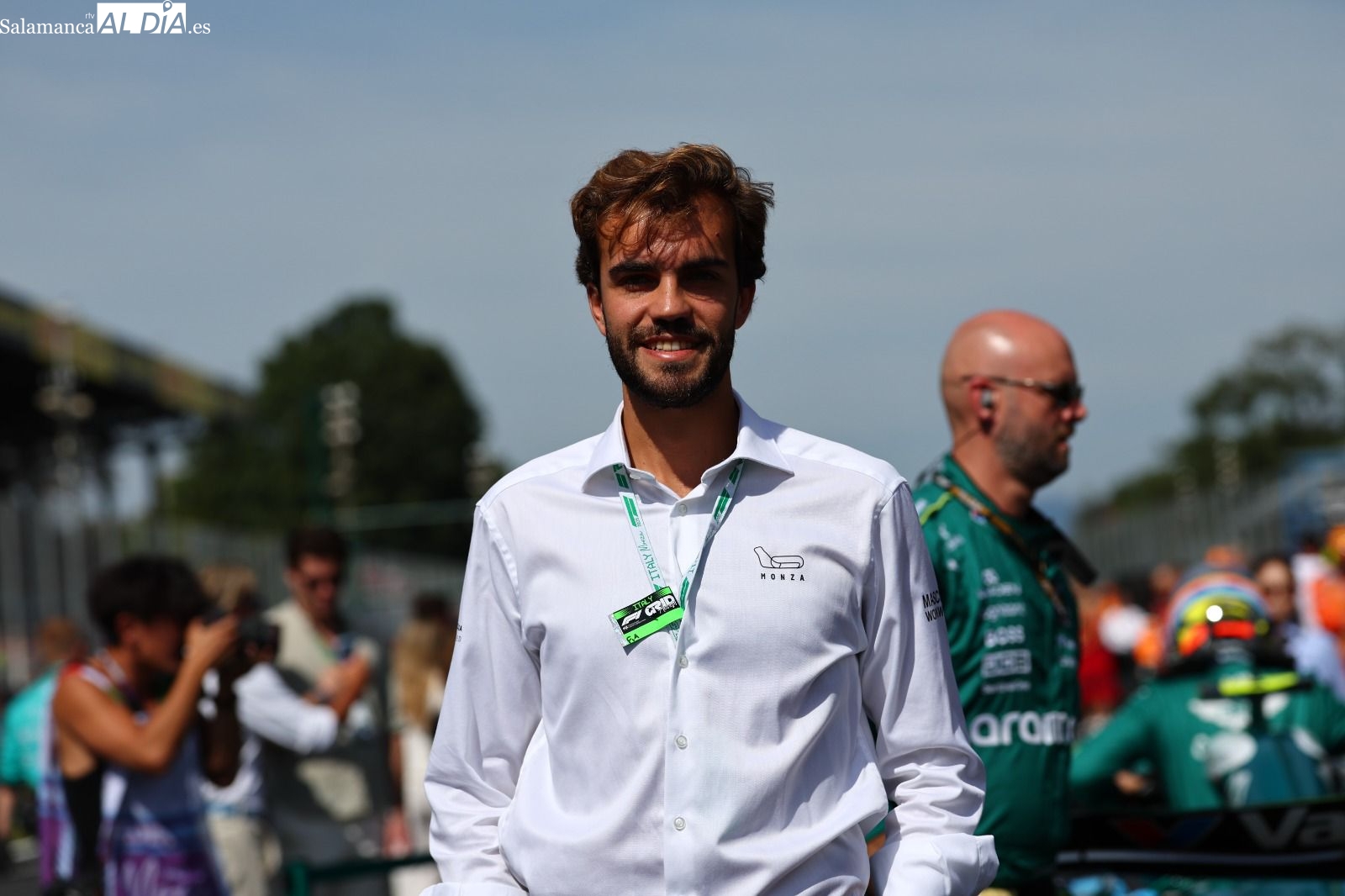 FOTOS | La vida en Monza de un salmantino con la Fórmula 1 y todas sus estrellas o famosos como Brad Pitt
