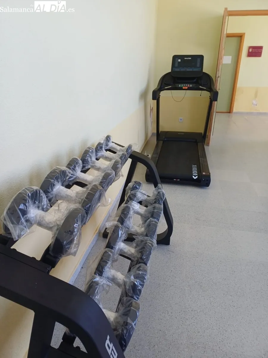 Los vecinos de Hinojosa de Duero cuentan desde ayer lunes con gimnasio
