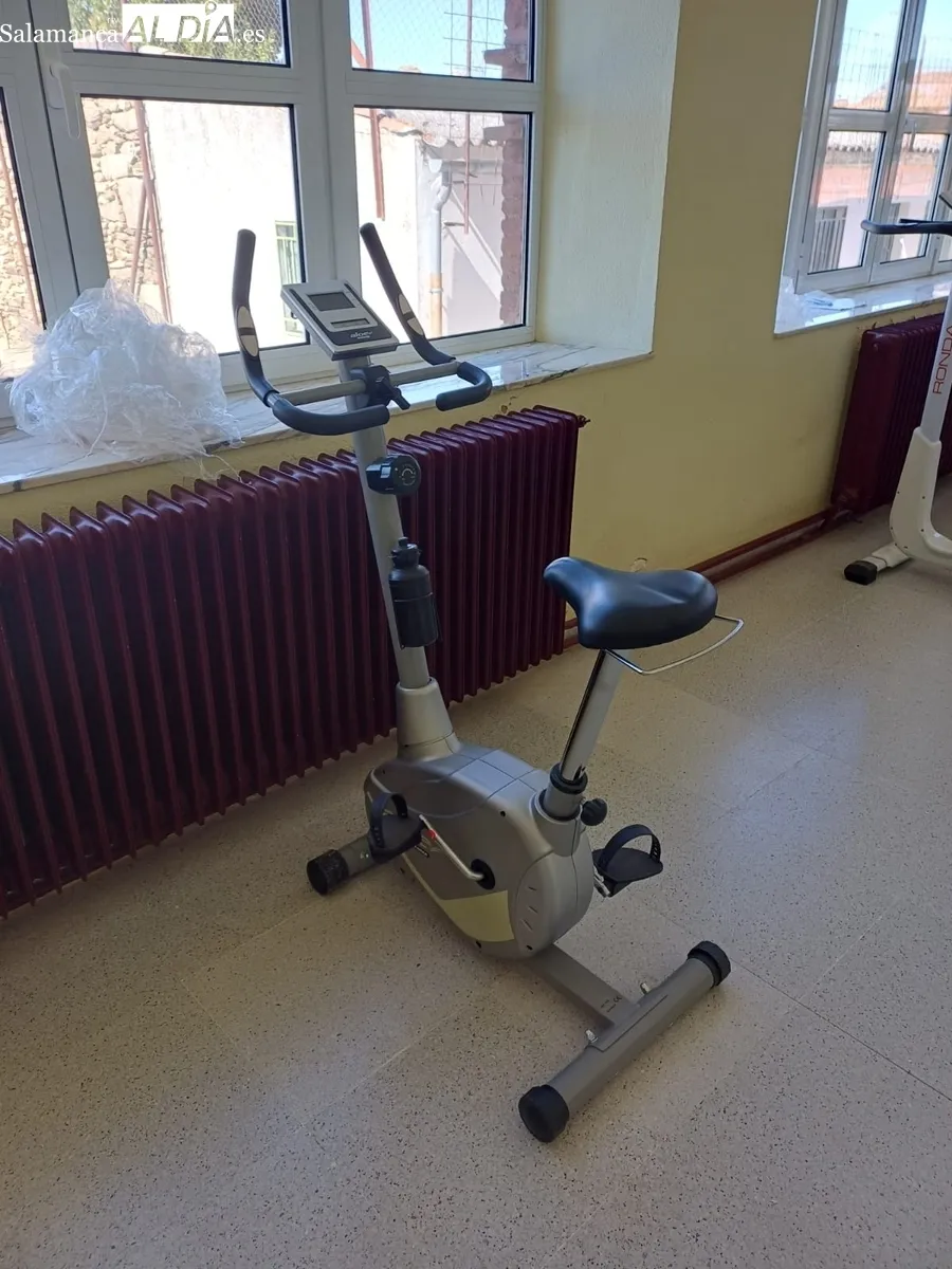Los vecinos de Hinojosa de Duero cuentan desde ayer lunes con gimnasio